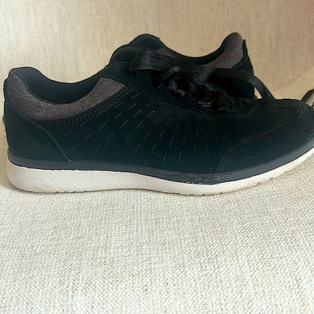 UGG black suede ENERG comfort system sneakers